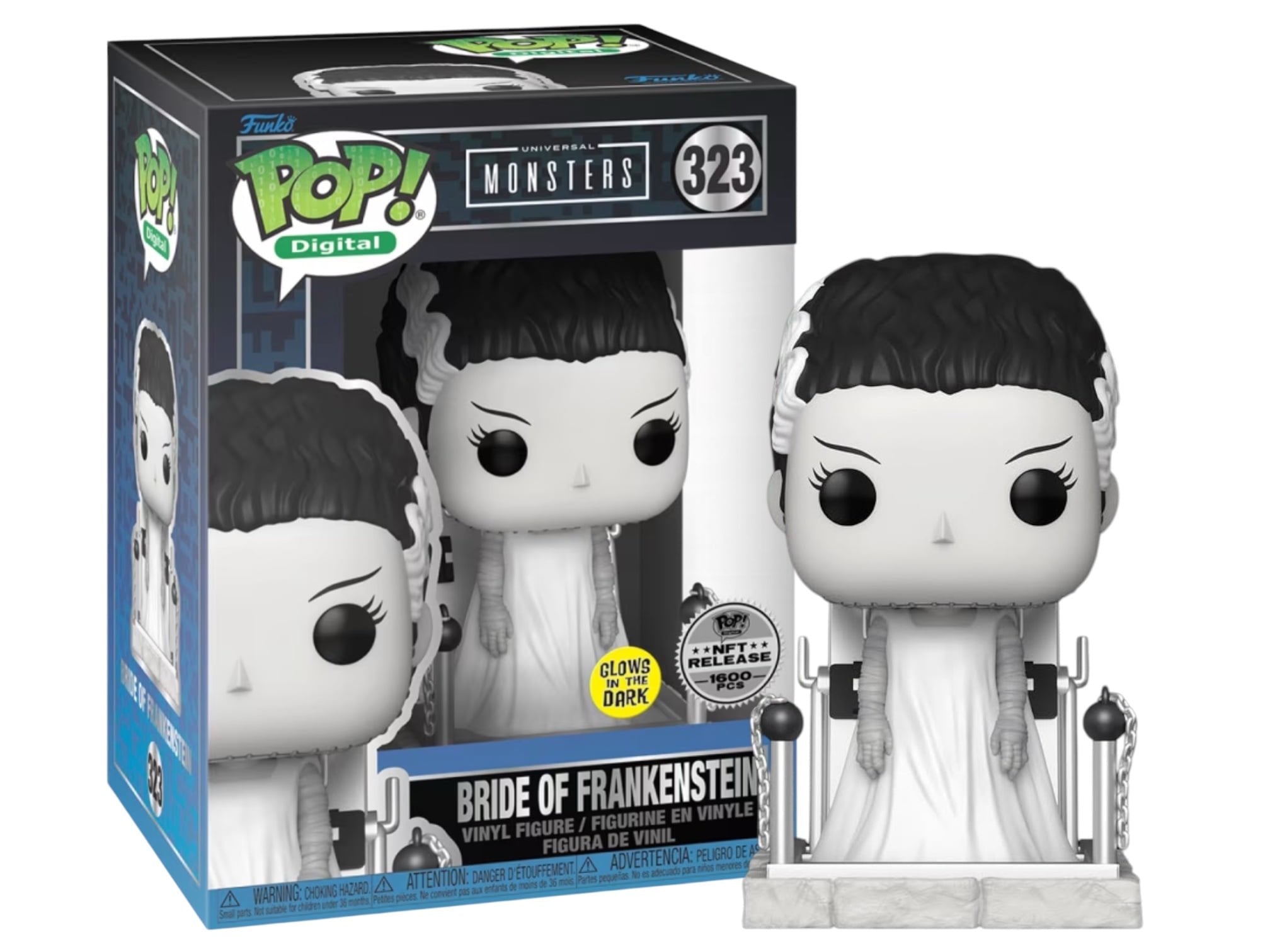Funko Pop! Bride of Frankenstein NFT Glow in the Dark