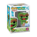Funkp Pop! Oscar the Grouch 1793 Stickered Flocked Vinyl Pop With Protector