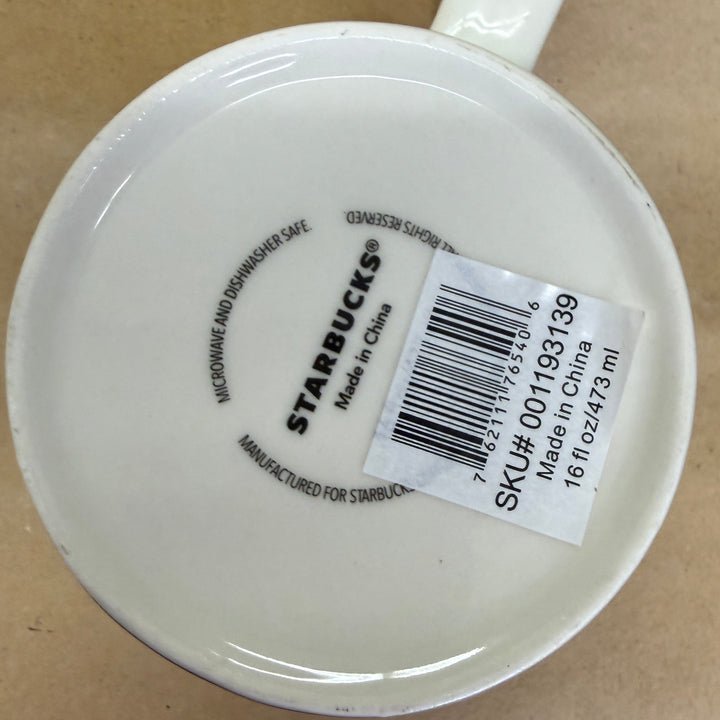 Starbucks 'Wish You Were Here' Collection Puerto Rico City Mug - Collectible Ceramic