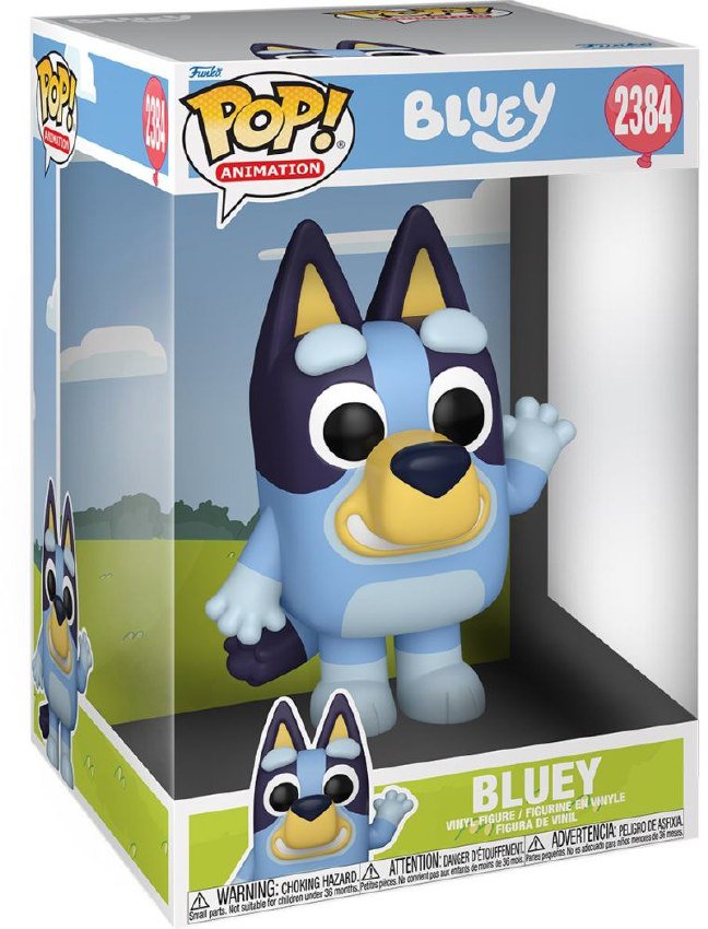 Funko Pop! - Bluey Waving Jumbo 10-Inch Vinyl Figure -2384