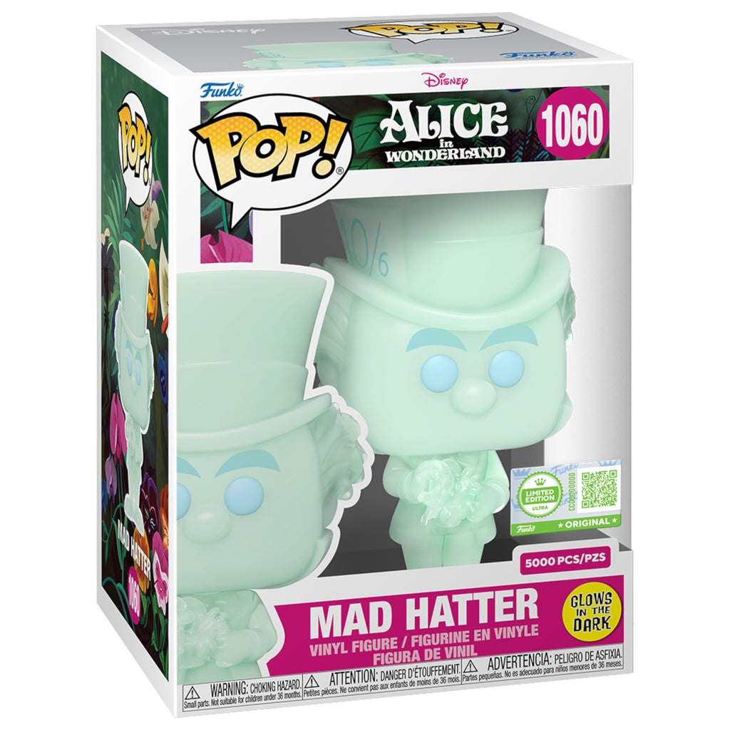 Funko Pop! Mad Hatter - Alice in Wonderland #1060 - GITD  - 5000