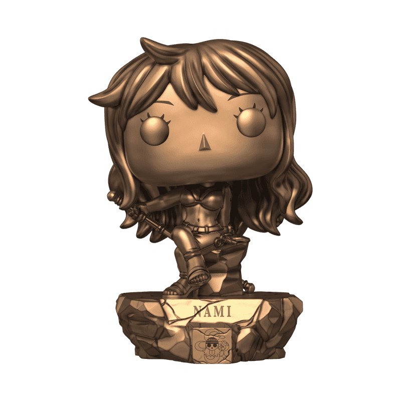 Pop! Plus Nami Statue (Bronze) with Pop! Protector - One Piece