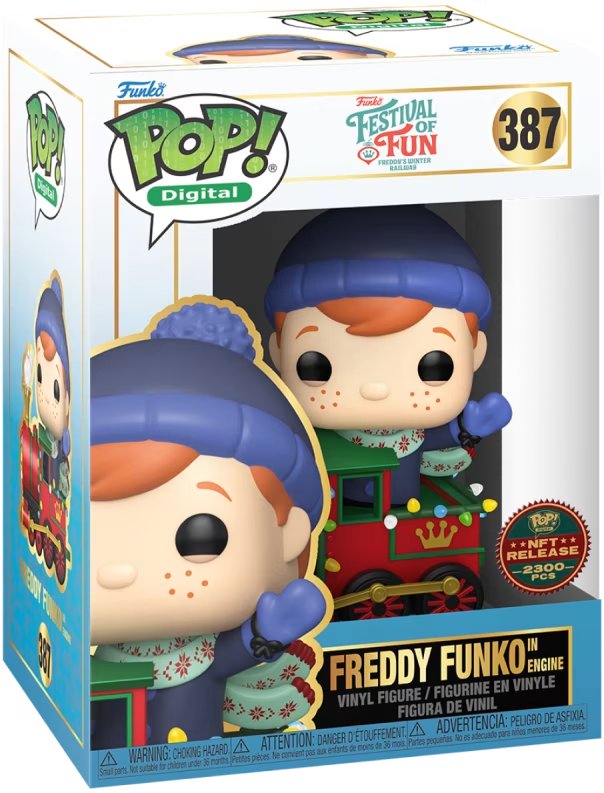 Funko Pop! Digital Freddy Funko on Engine #387 – Limited Edition of 2,300 PCS