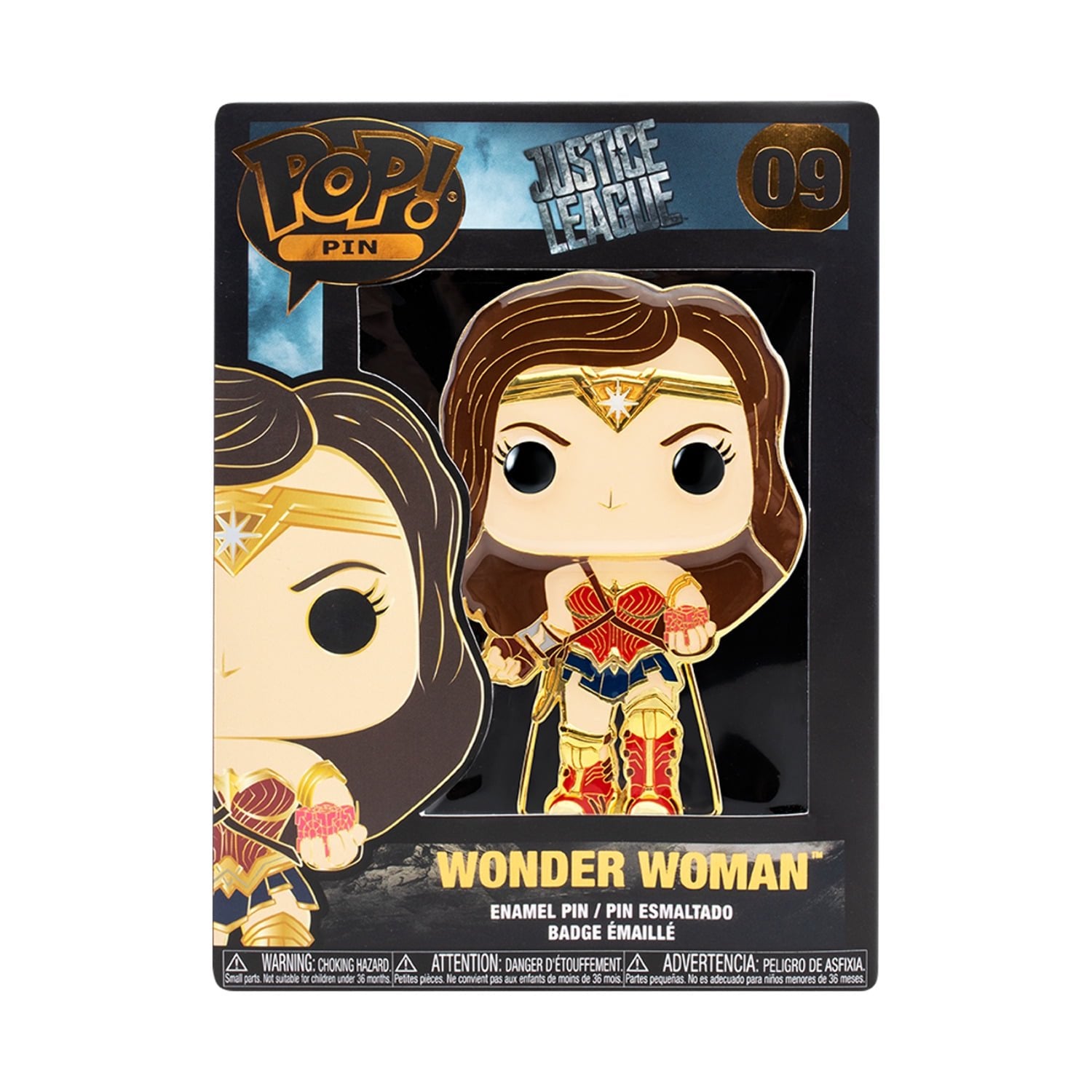 Funko Pop Enamel Pin - DC's Justice League - Wonder Woman 09