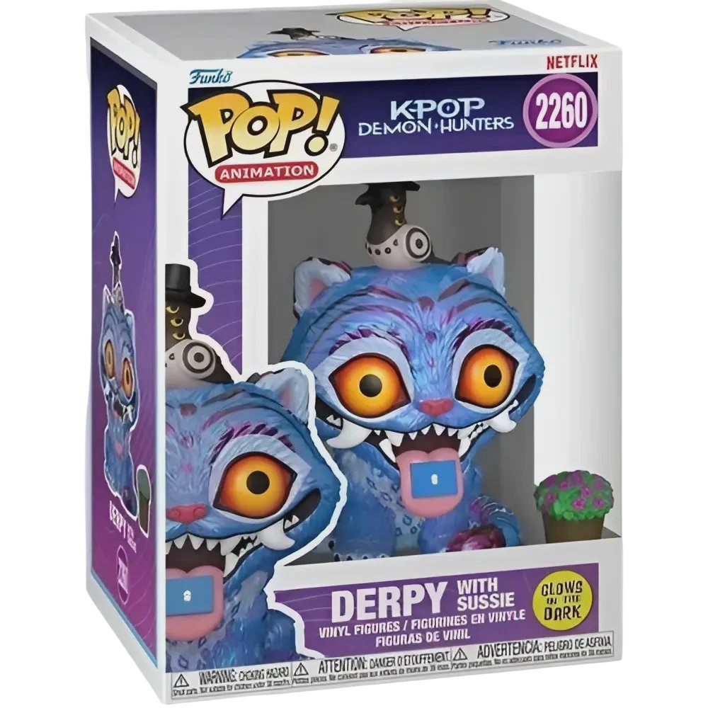 Funko POP! Animation: K-POP Demon Hunters - Derpy with Sussie Collectible Vinyl Figures