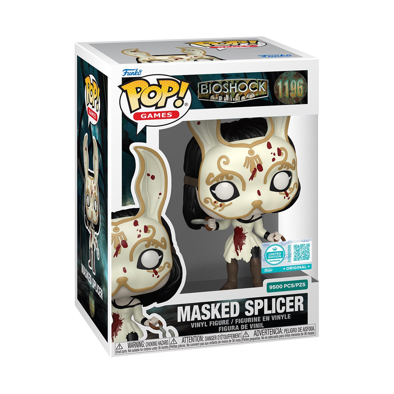 Funko Pop! Games: BioShock – Masked Splicer #1196 – Limited Edition 9,500 PCS