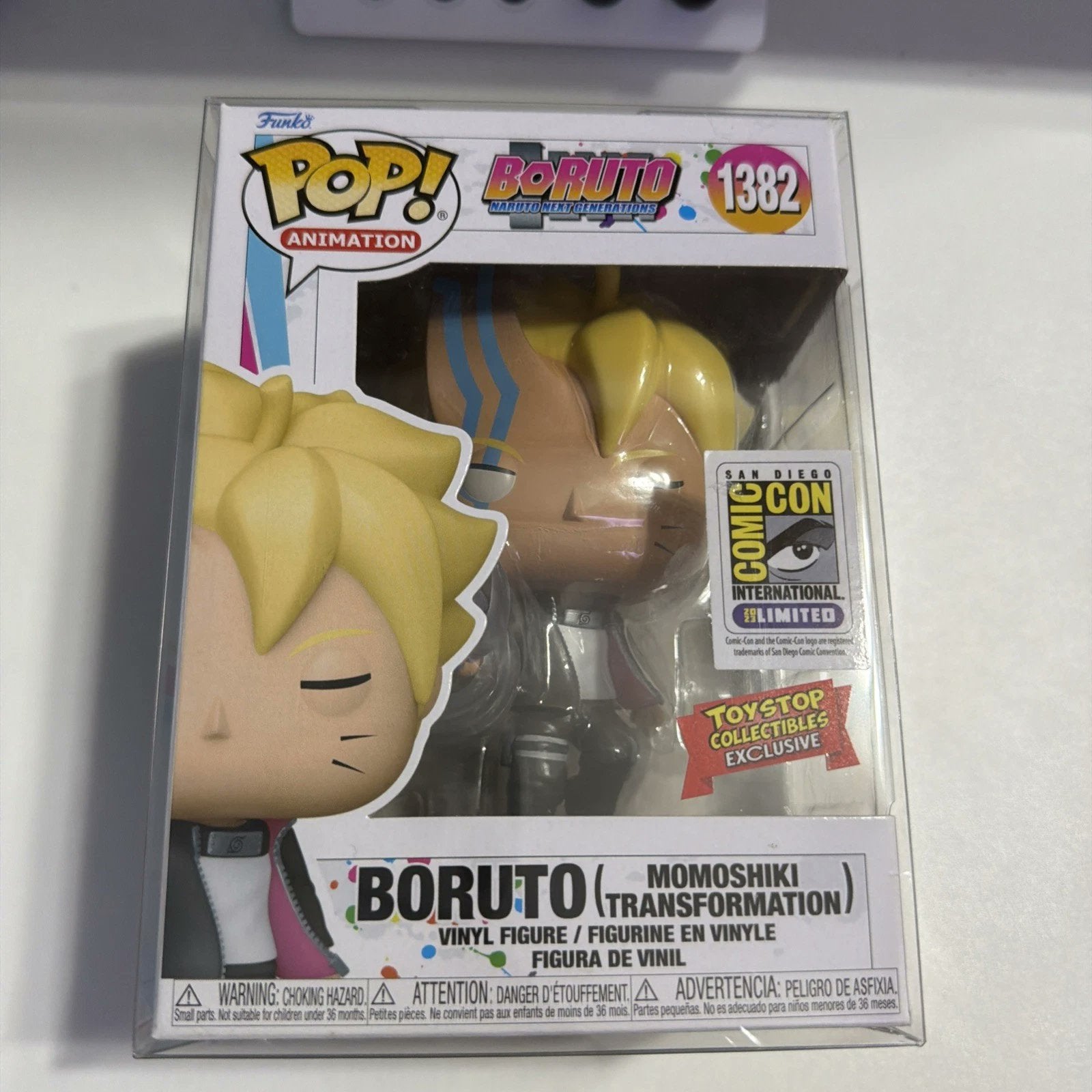 Funko Pop! Boruto (Momoshki Transformation) # 1382 SDCC 23 Sticker - Toy Stop Collectibles