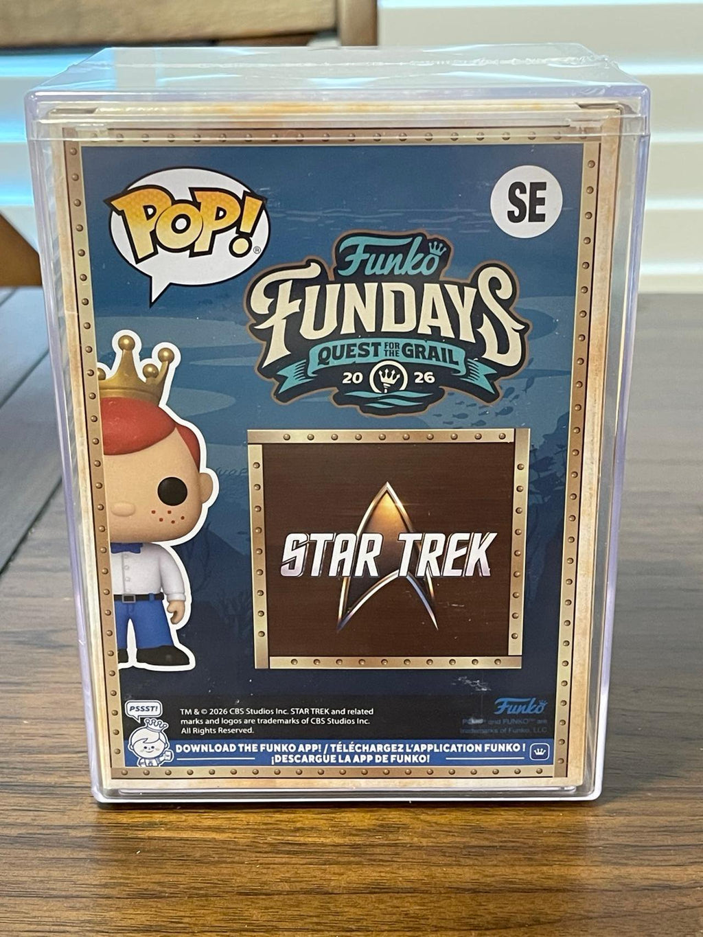 Funko Pop! Fundays 2026 - Quest for the Grail - Fraddy as James T. Kirk  LE-3000