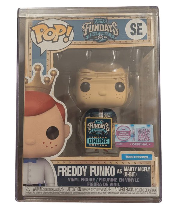 Funko Pop! Freddy Funko as Marty McFly 8-Bit #SE Limited Edition Back to the Future