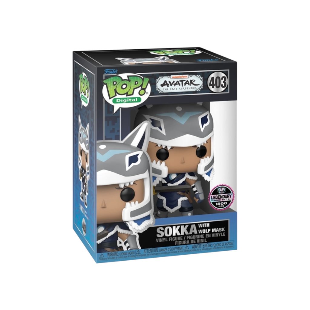 Funko Pop! Avatar - Sokka with Wolf Mask # 403