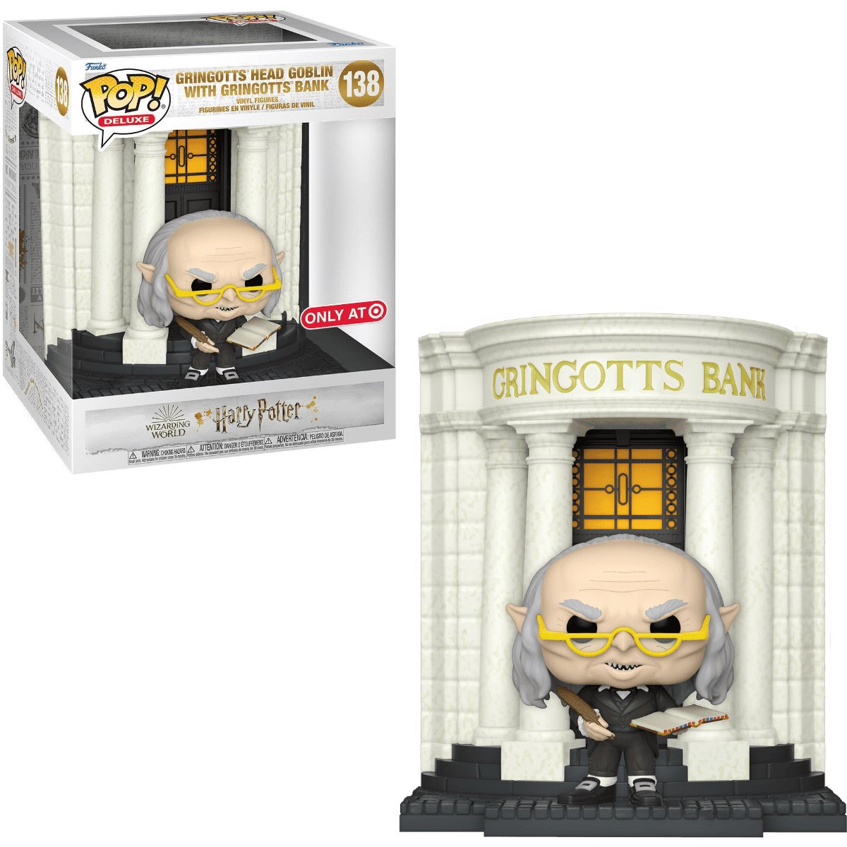 Harry Potter Head Goblin with Gringotts Bank Diagon Alley Pop! Deluxe (Target Exclusive)