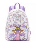 Disney Parks Loungefly Mini Backpack - Figment Allover Print - Iridescent