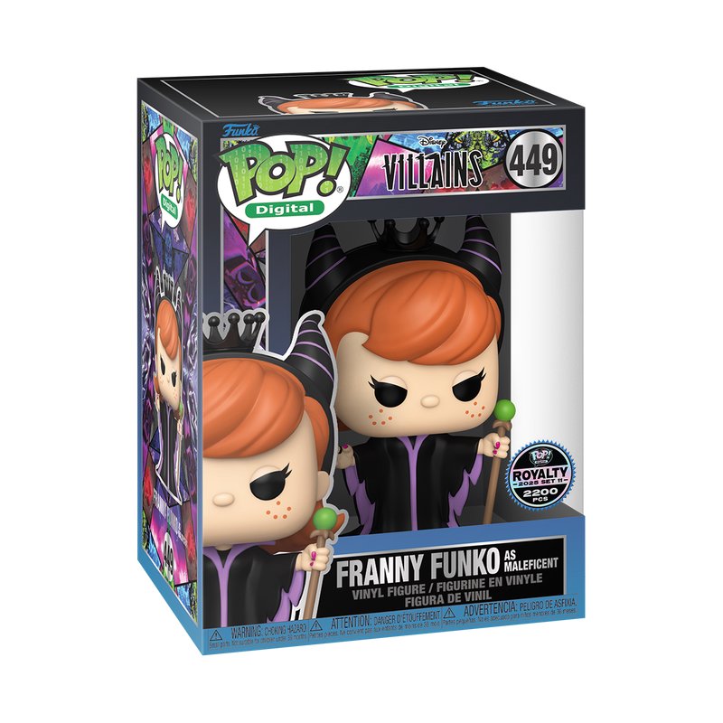 Funko Pop! Disney Villains – Franny Funko as Maleficent #449