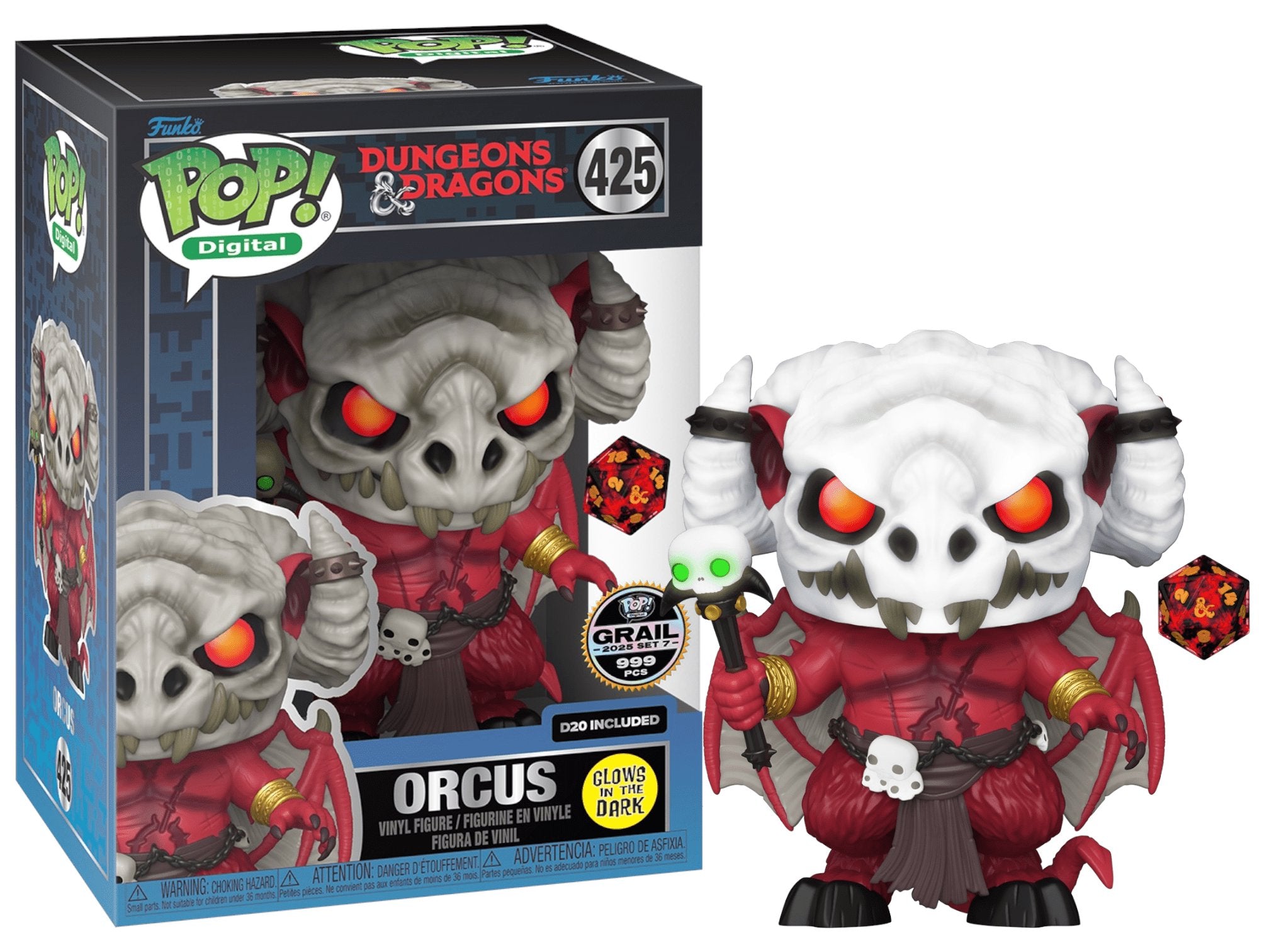 Funko Pop! Digital Orcus #425 Dungeons & Dragons Grail LE 716 PCS  – New