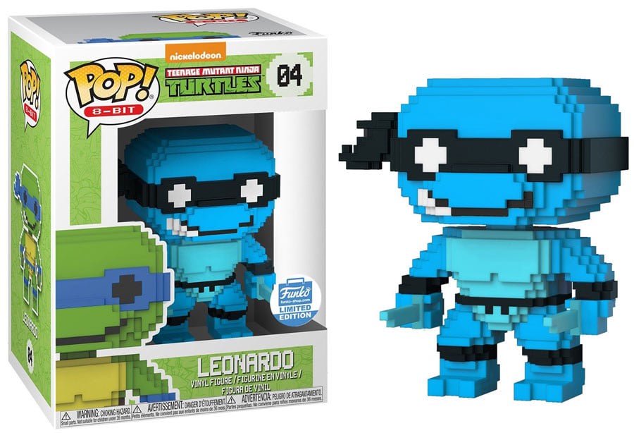 Teenage Mutant Ninja Turtles Funko POP! 8-Bit Neon Leonardo Vinyl Figure