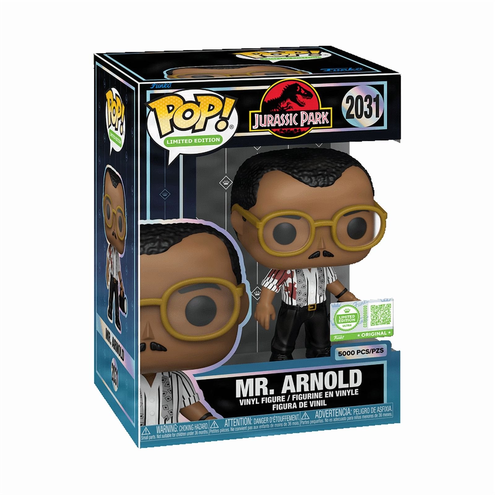 Funko Pop! Jurassic Park Mr. Arnold #2031 LE 5000 Funko Shop Exclusive w/ Protector