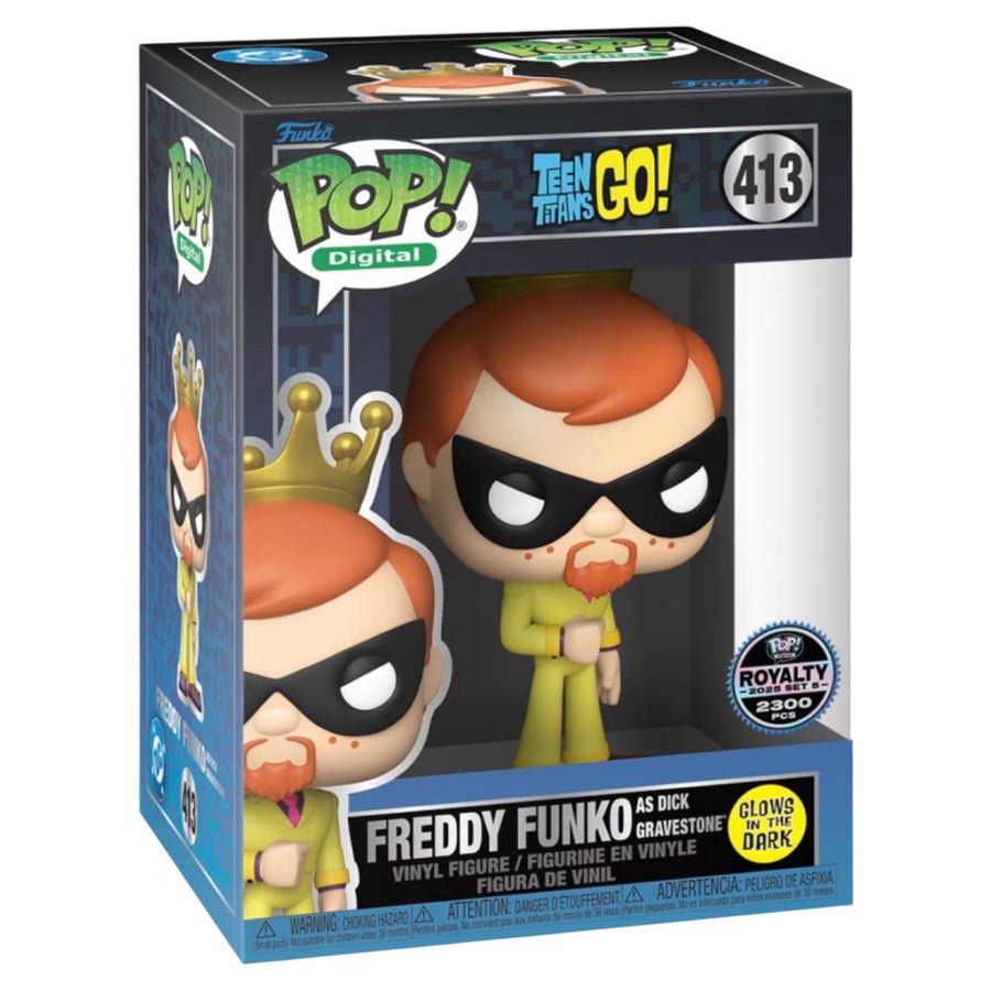 Funko Pop! Freddy Funko as Dick Gravestone - Teen Titans GO!