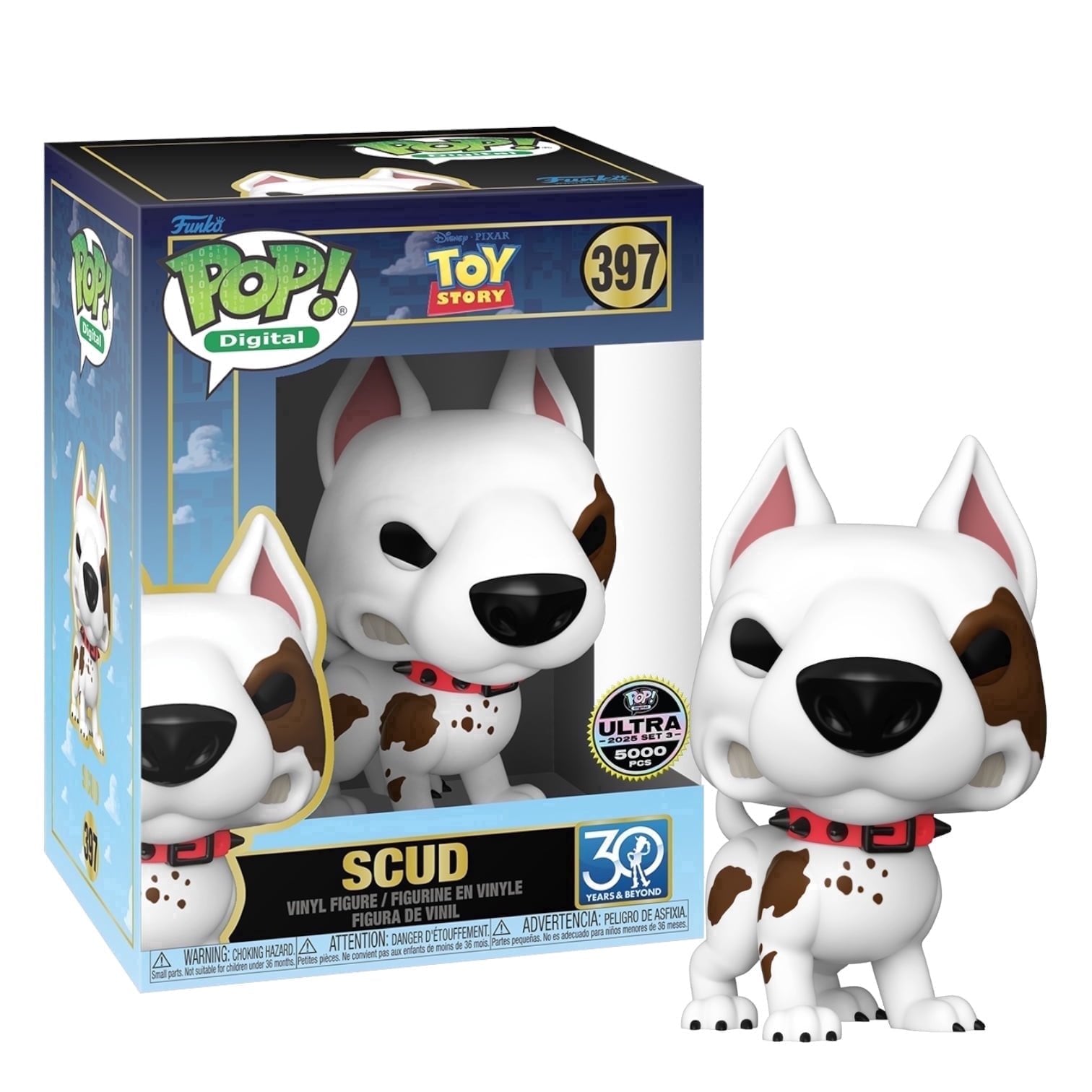 Funko Pop! Digital Scud #397 Toy Story – Ultra Rare 4835 PCS LE – 30 Years Disney – New