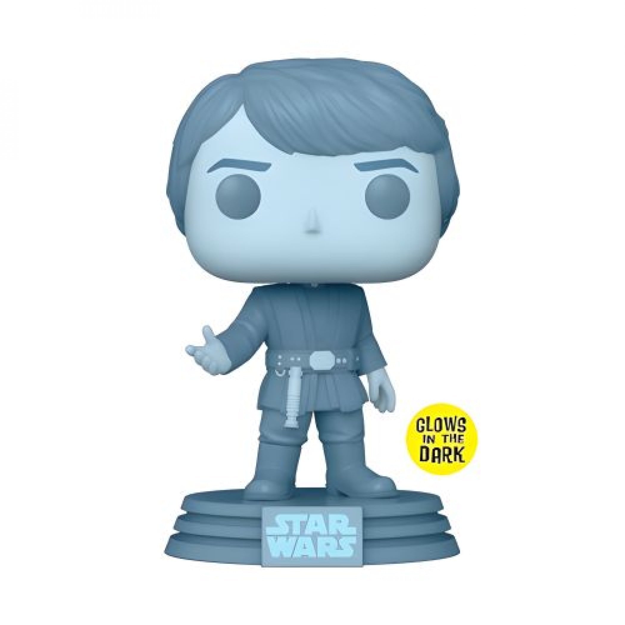Star Wars Episode VI Return of The Jedi: Holographic Luke Skywalker 40th Anniversary Glow in The Dark Funko POP! Vinyl