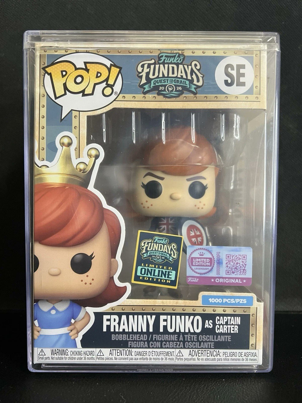 Funko Pop! Fundays 2026 - Quest for the Grail - Franny as Captian Carter LE-1000