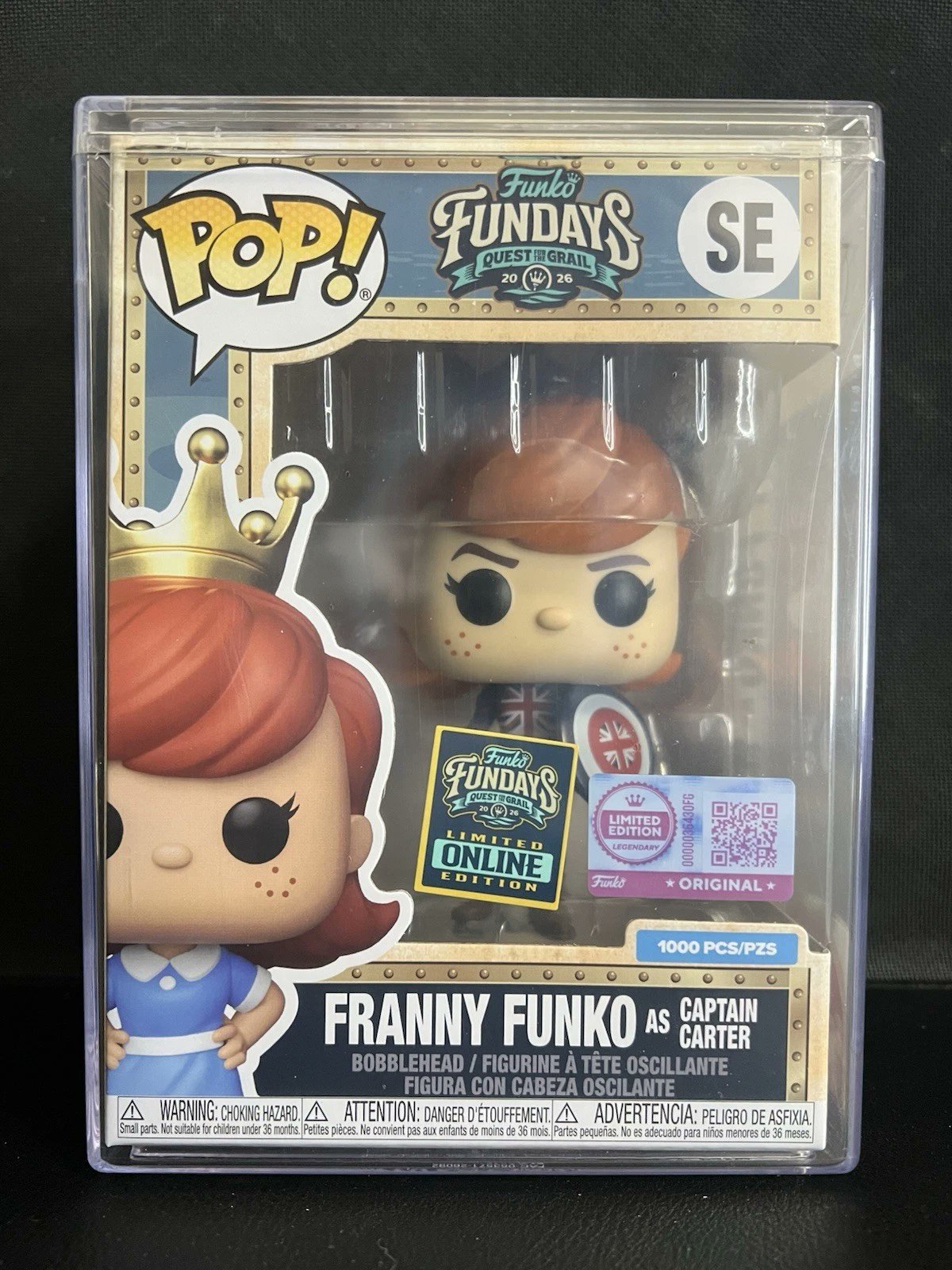 Funko Pop! Fundays 2026 - Quest for the Grail - Franny as Captian Carter LE-1000