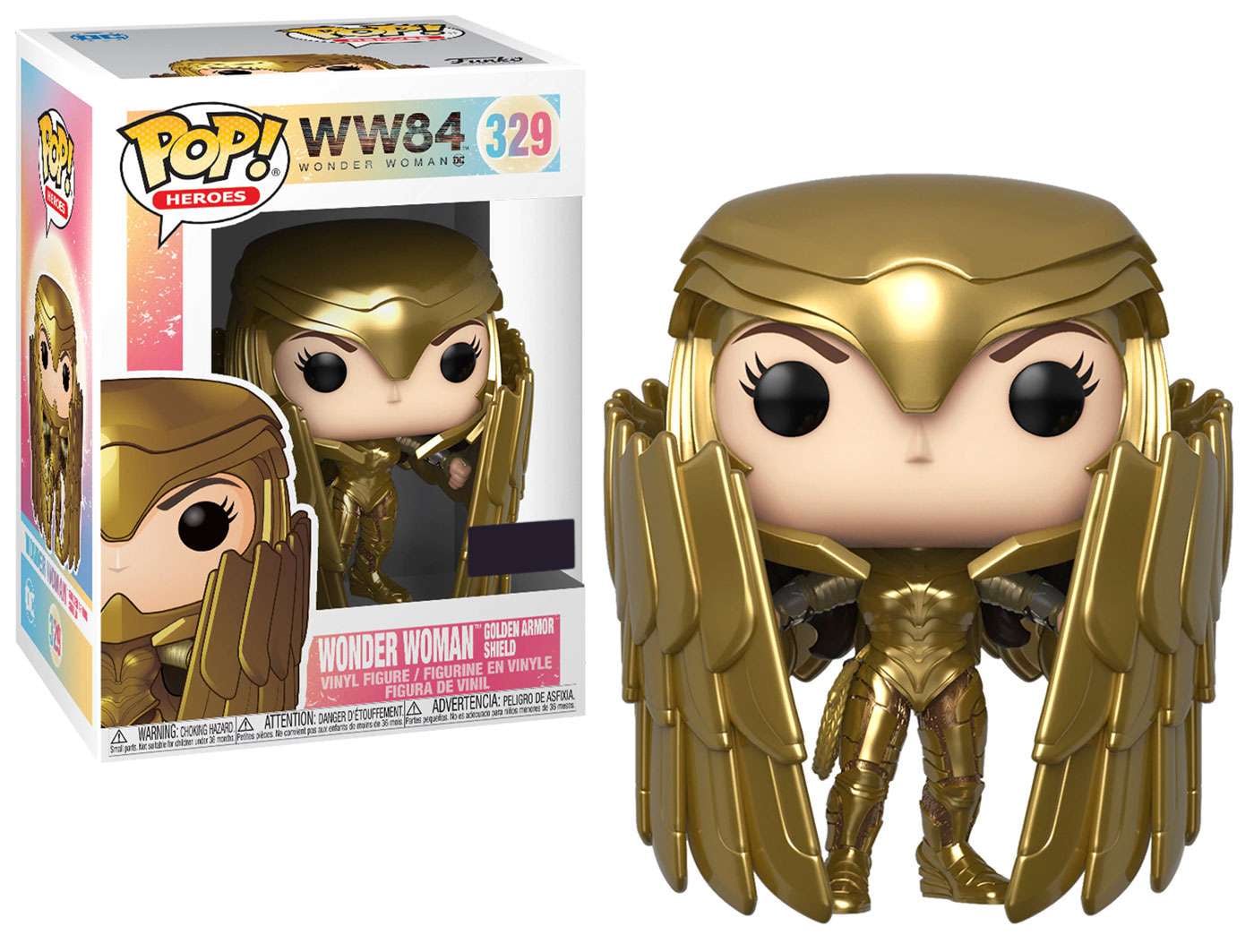Funko DC POP! Movies Wonder Woman Vinyl Figure (Golden Armor Shield)