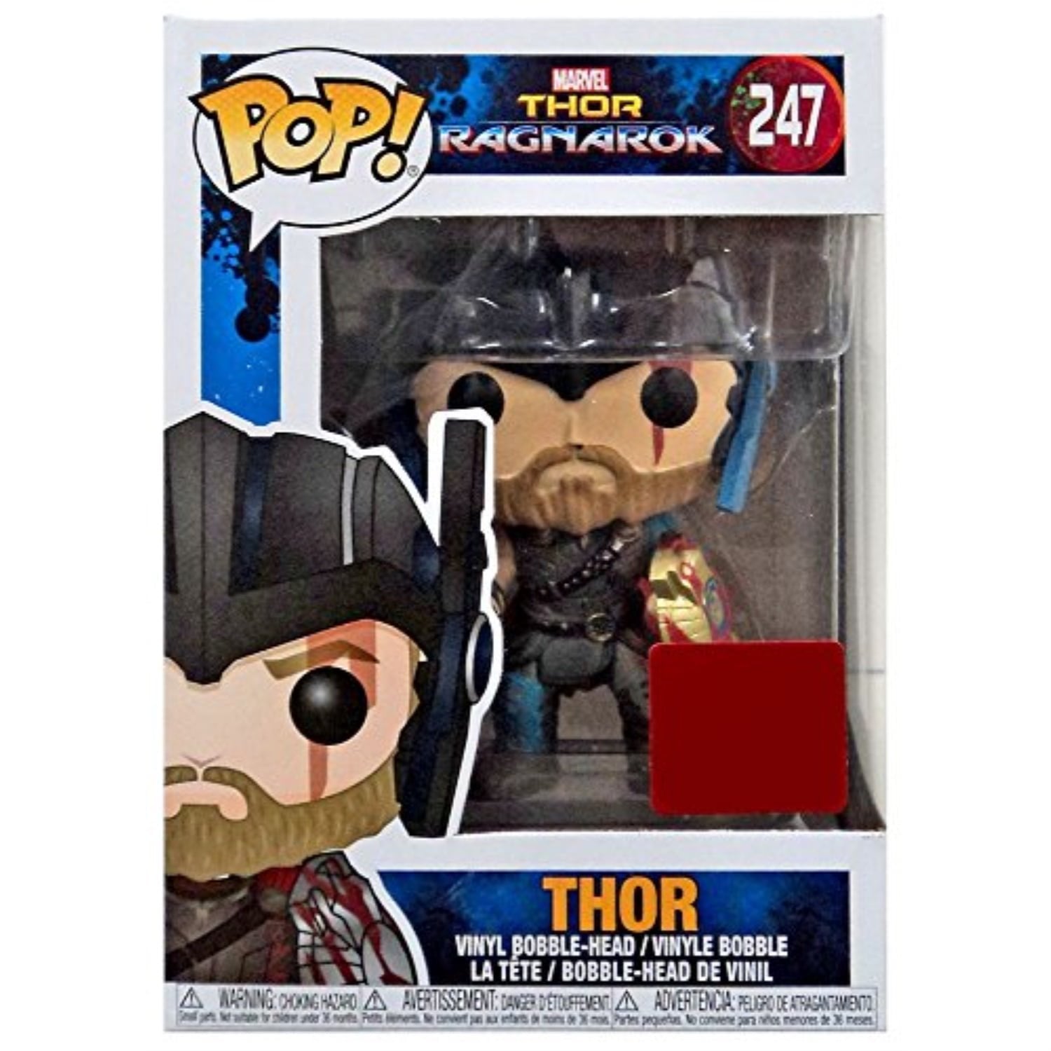 Funko Pop Vinyl Marvel Thor Ragnarok Collector Corps Thor With Helmet Figure 247