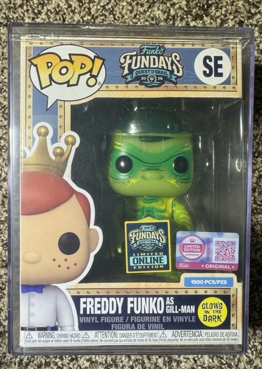 Funko Pop! Fundays 2026 - Quest for the Grail - Freddy as Gill-Man LE 1500