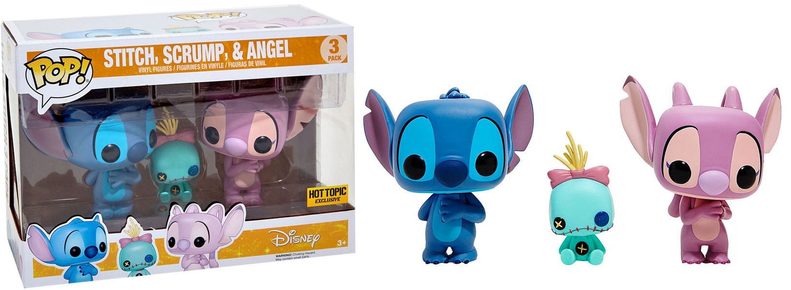 Funko POP! Disney Stitch, Scrump & Angel Vinyl Figure 3-Pack