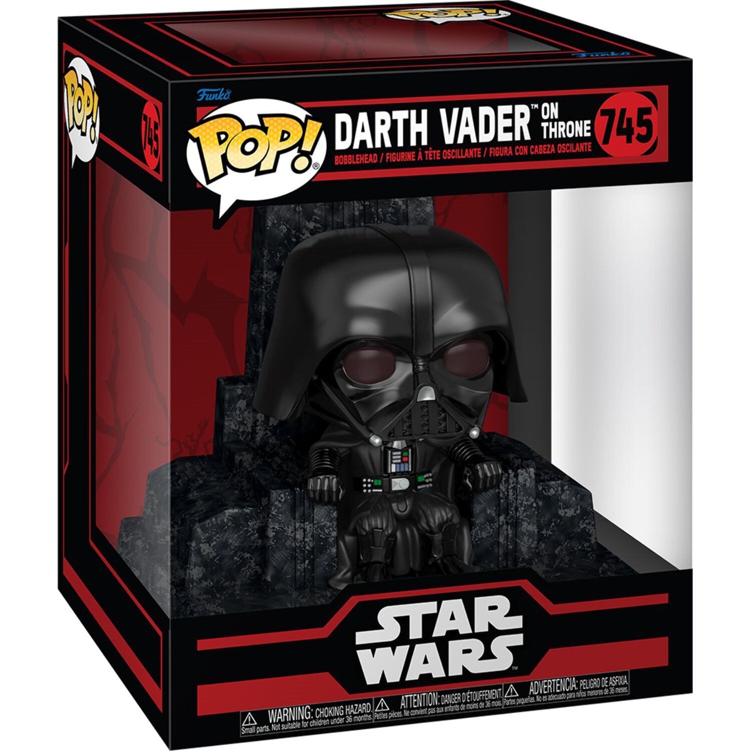 Funko Pop! Deluxe Star Wars Darth Vader on Throne #745 Vinyl Bobble-Head Figure