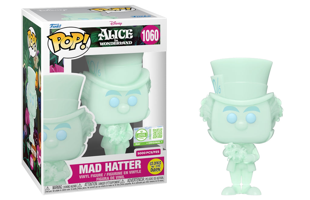 Funko Pop! Mad Hatter - Alice in Wonderland #1060 - GITD  - 5000
