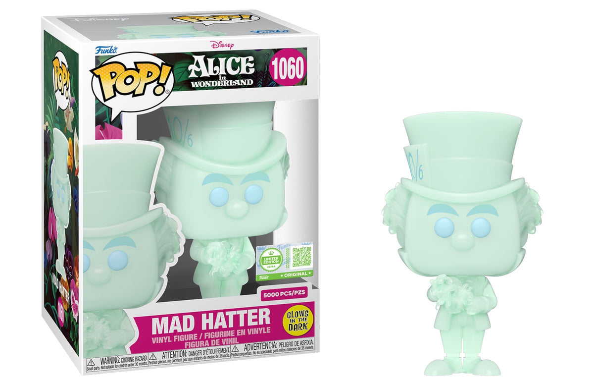 Funko Pop! Mad Hatter - Alice in Wonderland #1060 - GITD  - 5000