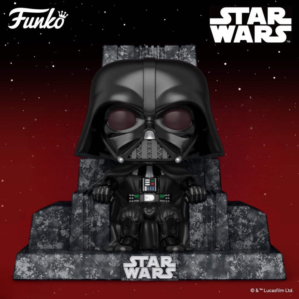 Funko Pop! Deluxe Star Wars Darth Vader on Throne #745 Vinyl Bobble-Head Figure