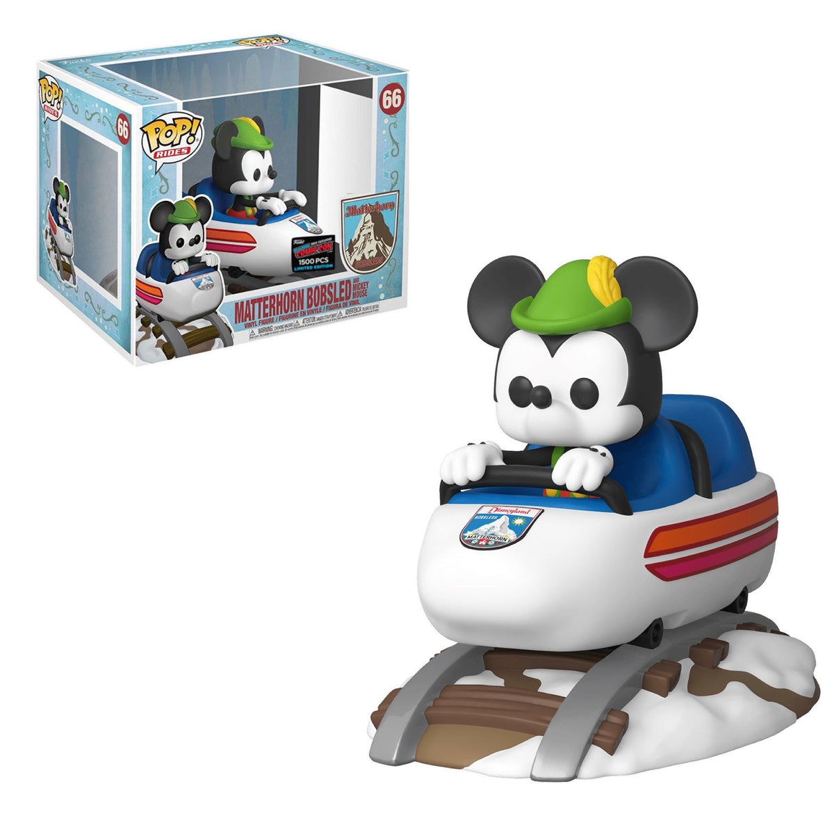 Funko Pop! Matterhorn Bobsled and Mickey Mouse #66 NYCC 2019