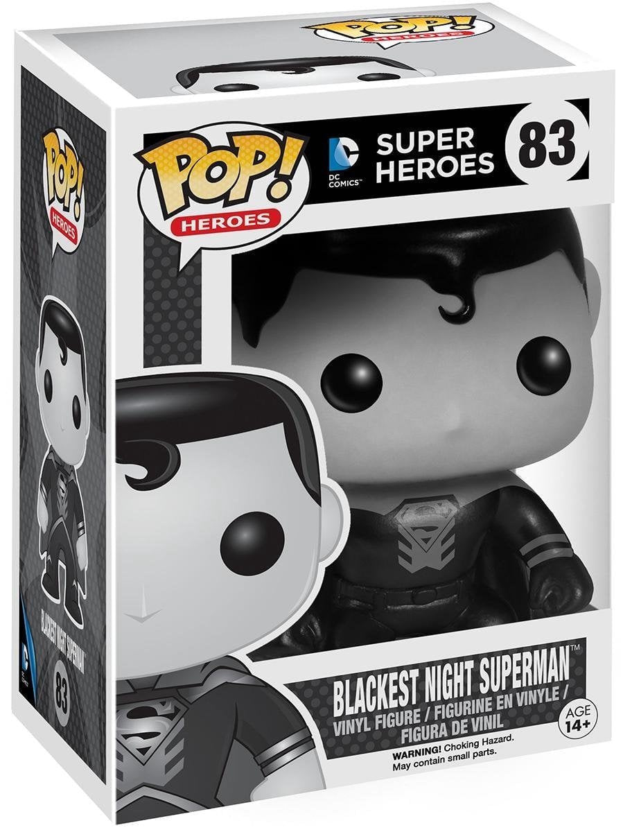 Funko Pop Heroes DC Super Heroes Blackest Night Superman 83 GameStop Exclusive