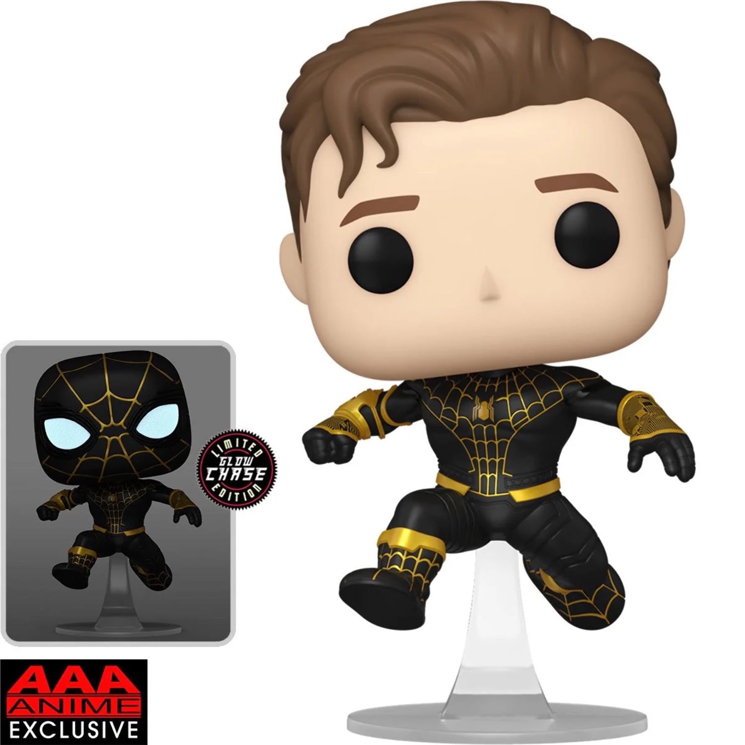 SM NWH Unmasked Black Suit Pop Figure AAA Anime Ex, Not Mint