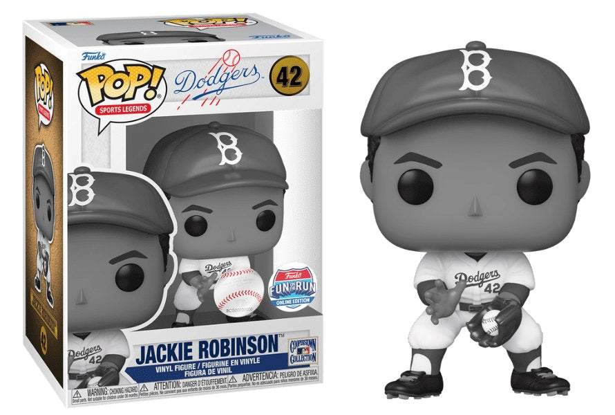 Funko Pop! Jackie Robinson Funko Pop! #42 Brooklyn Dodgers w/ Hard Stack
